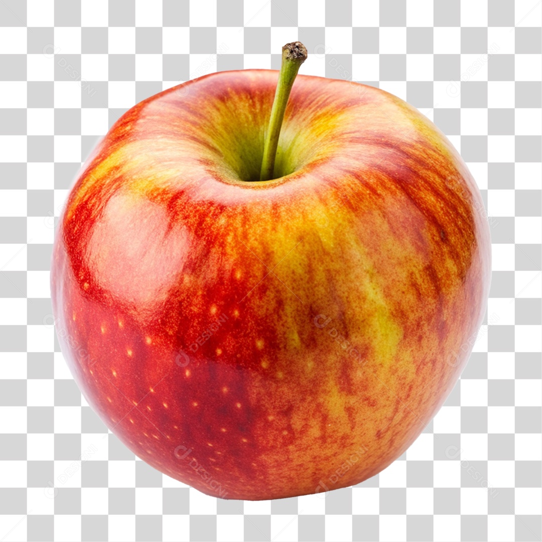 Fruta Maçã Vermelha PNG Transparente