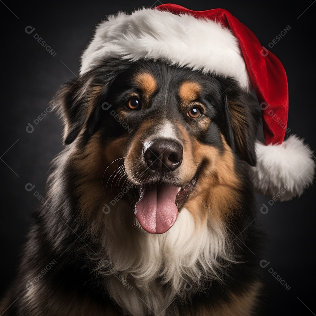 Cachorro sobre fundo isolado