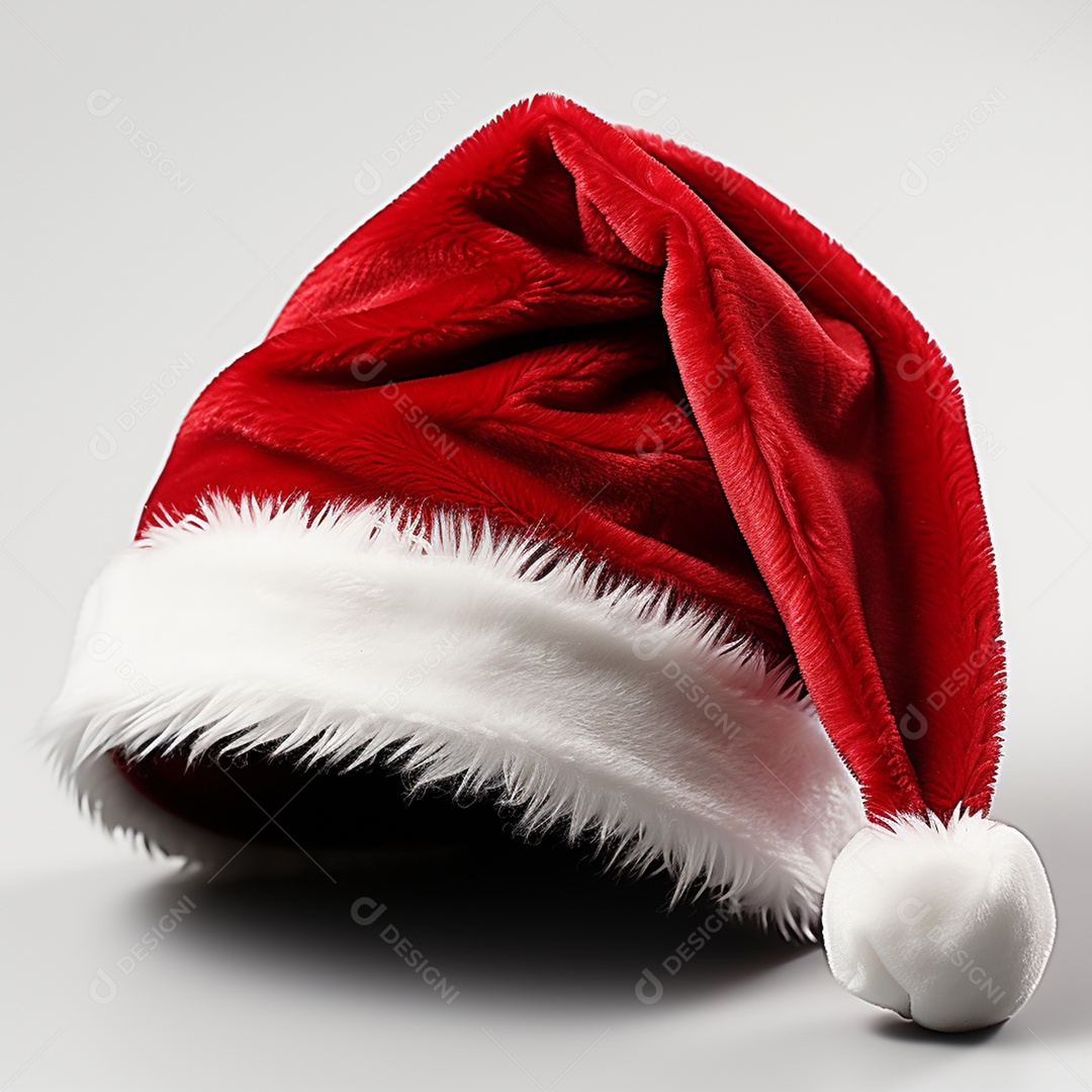 Papai noel sobre fundo isolado