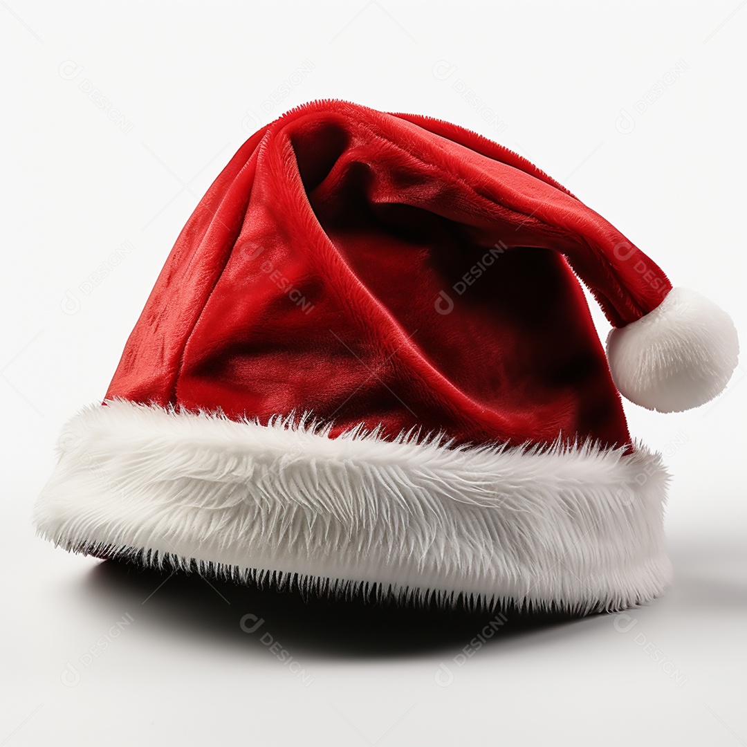 Papai noel sobre fundo isolado