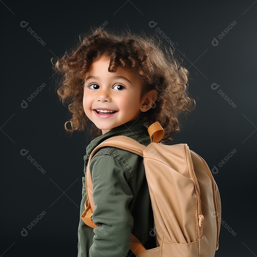 Estudante jovem sobre fundo isolado