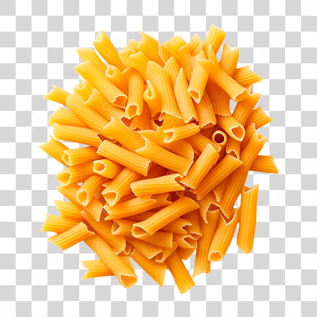 Macarrão Penne PNG Transparente