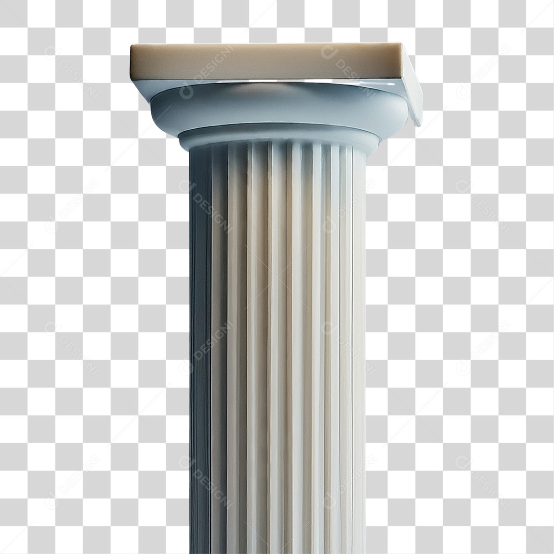 Coluna Estrutura Grega PNG Transparente