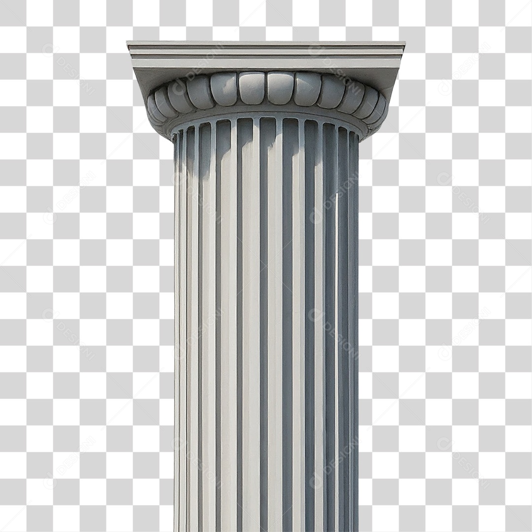 Coluna Estrutura Grega PNG Transparente