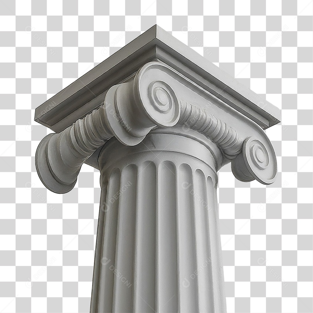 Coluna Estrutura Grega PNG Transparente