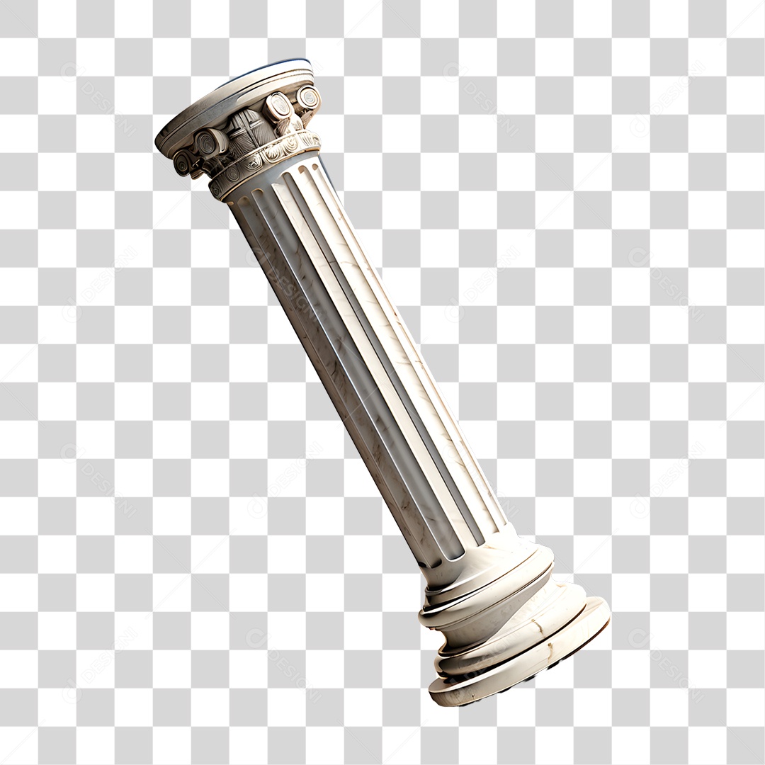 Coluna Estrutura Grega PNG Transparente