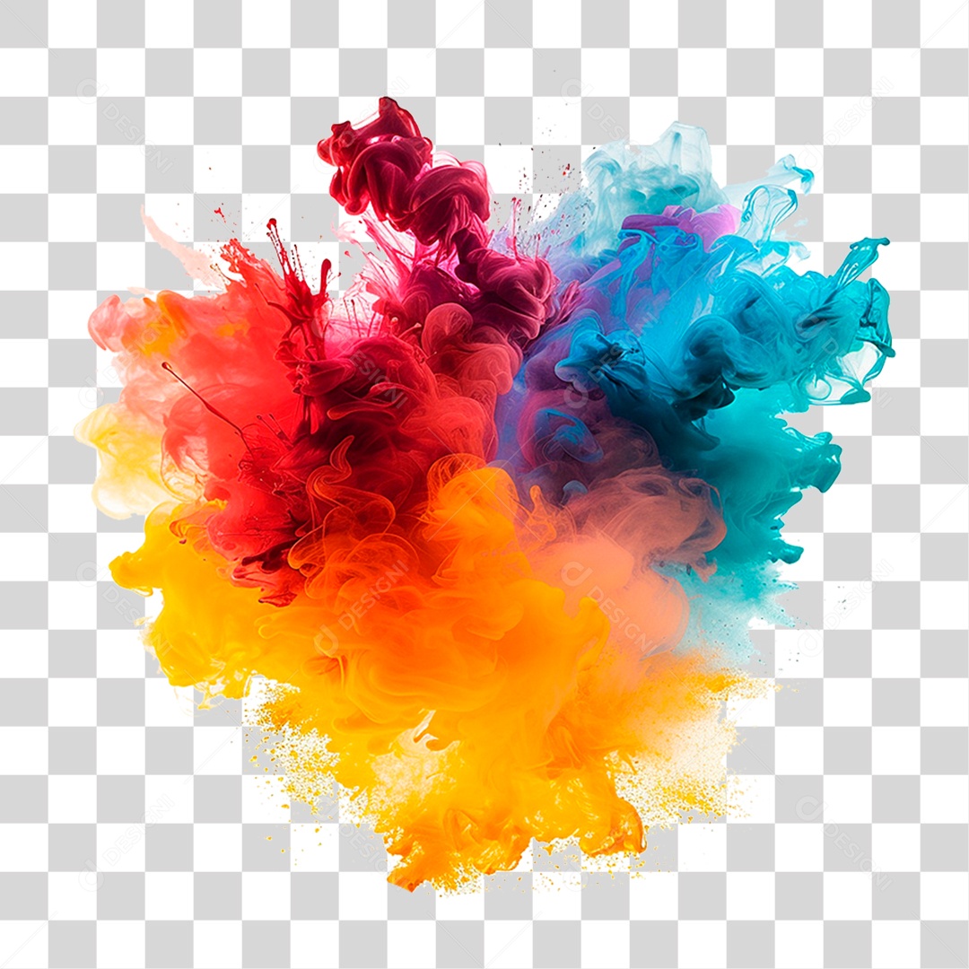 Splash de Tinta PNG Transparente