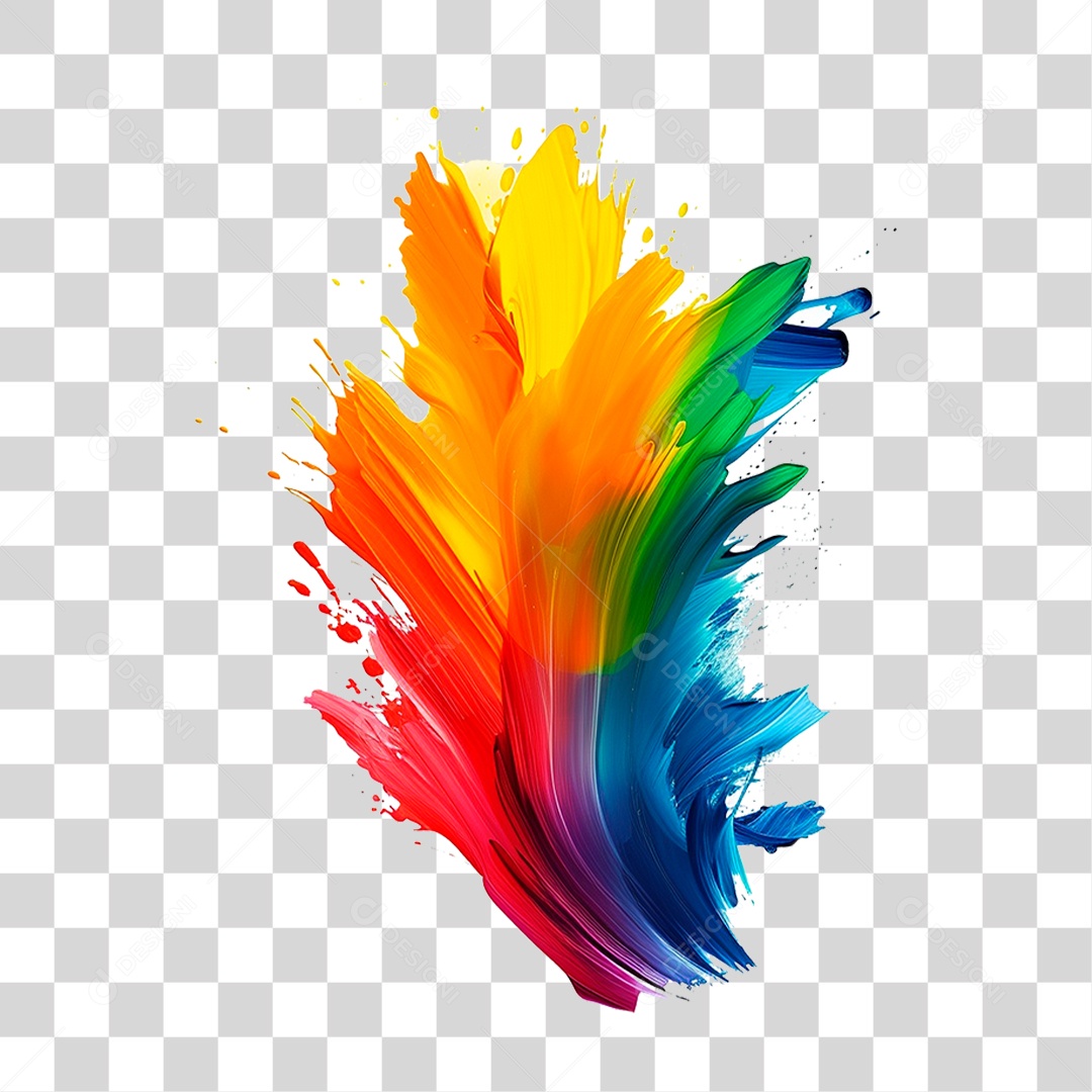 Splash de Tinta PNG Transparente
