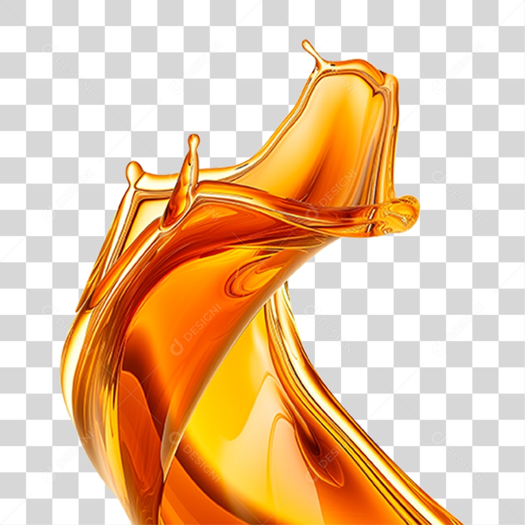 Splash de Óleo PNG Transparente