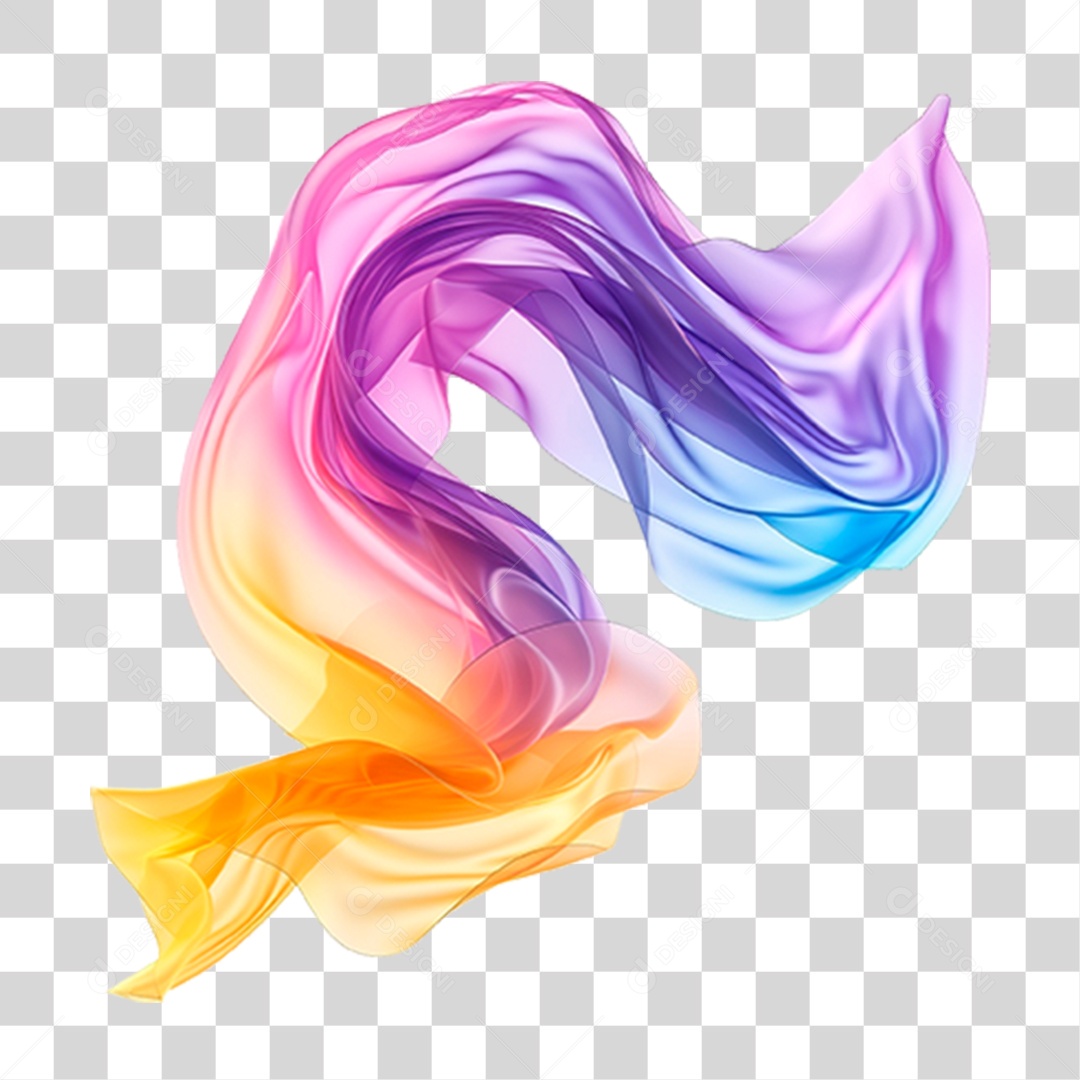 Seda Rosa e Roxa PNG Transparente