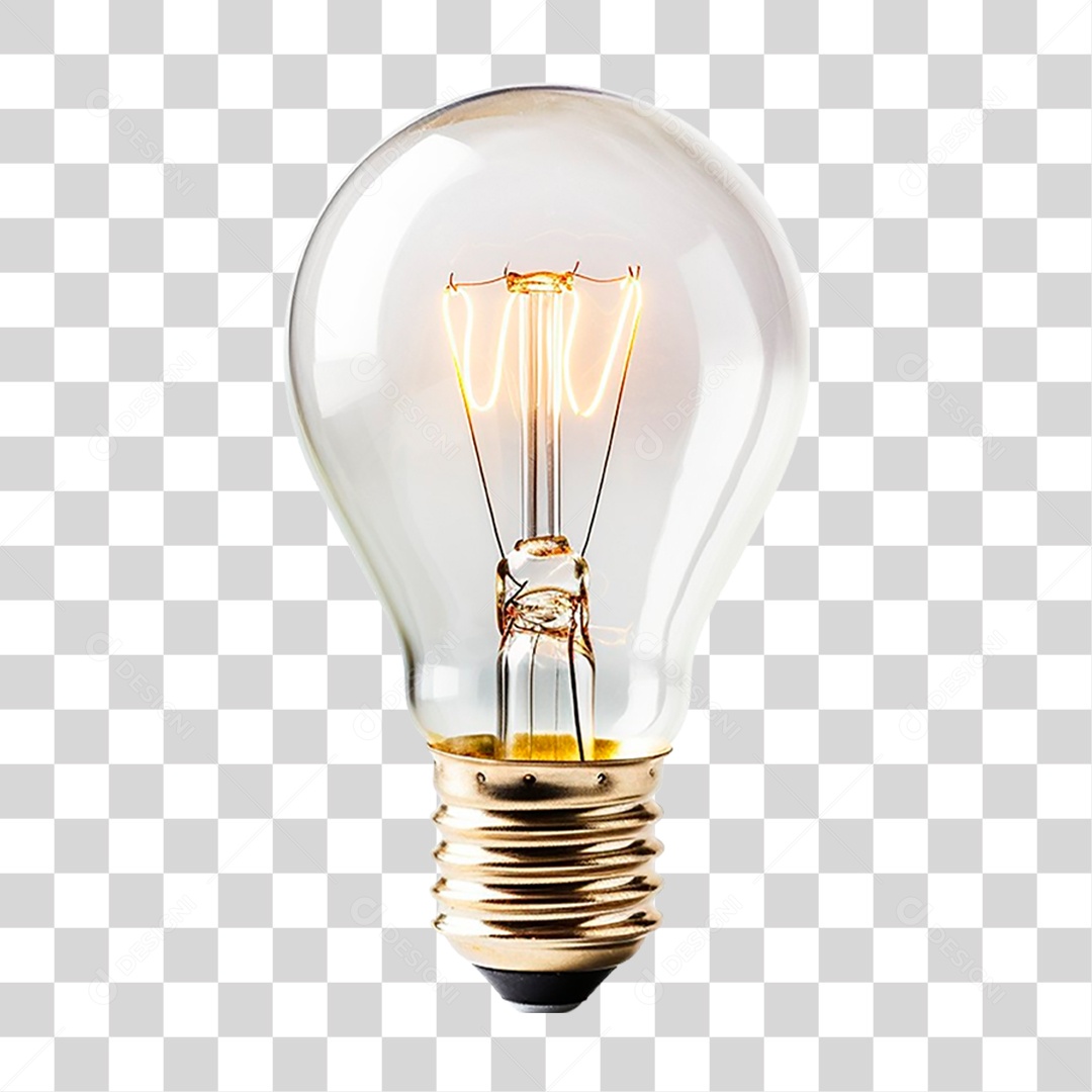 Lâmpada Ligada PNG Transparente