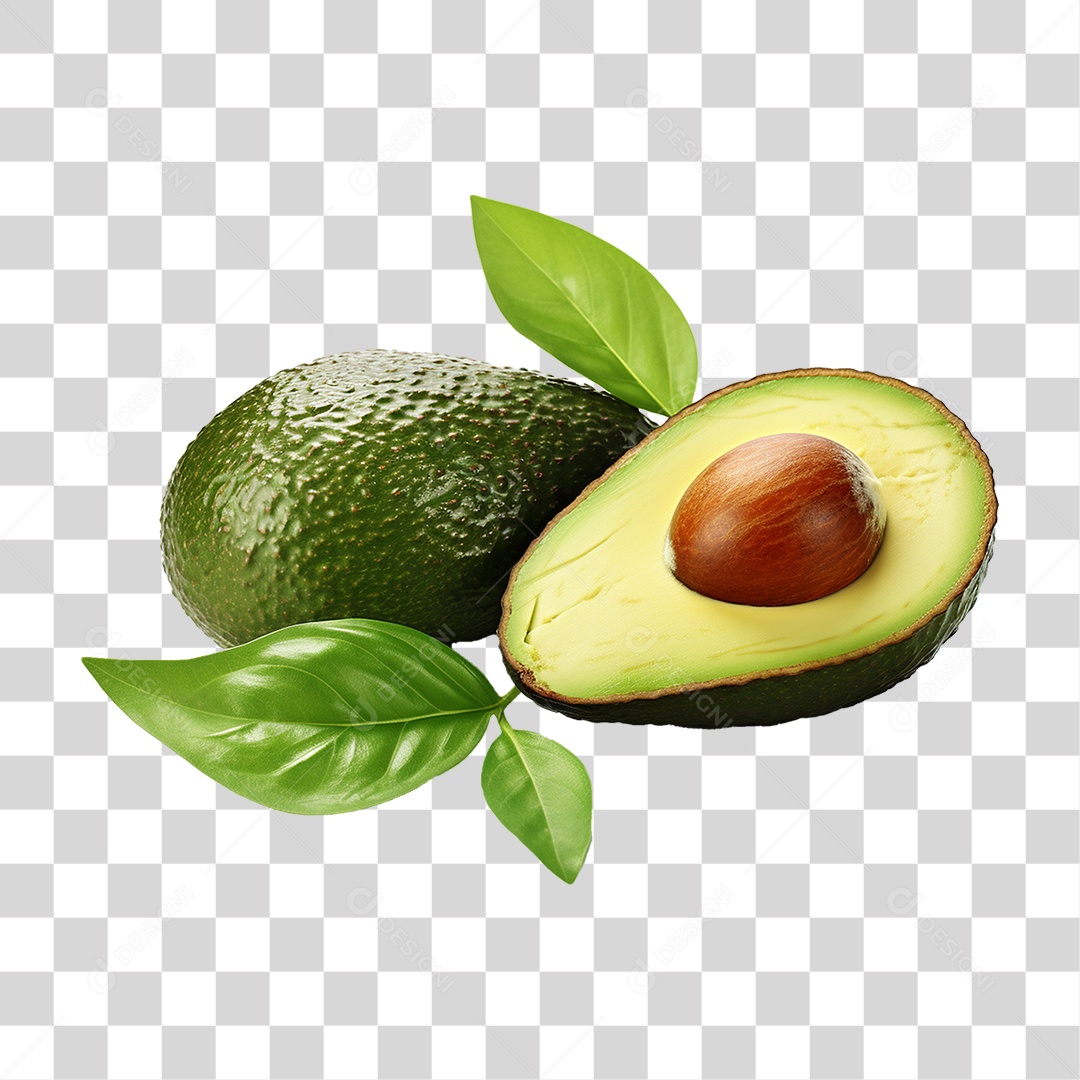 Abacate PNG Transparente