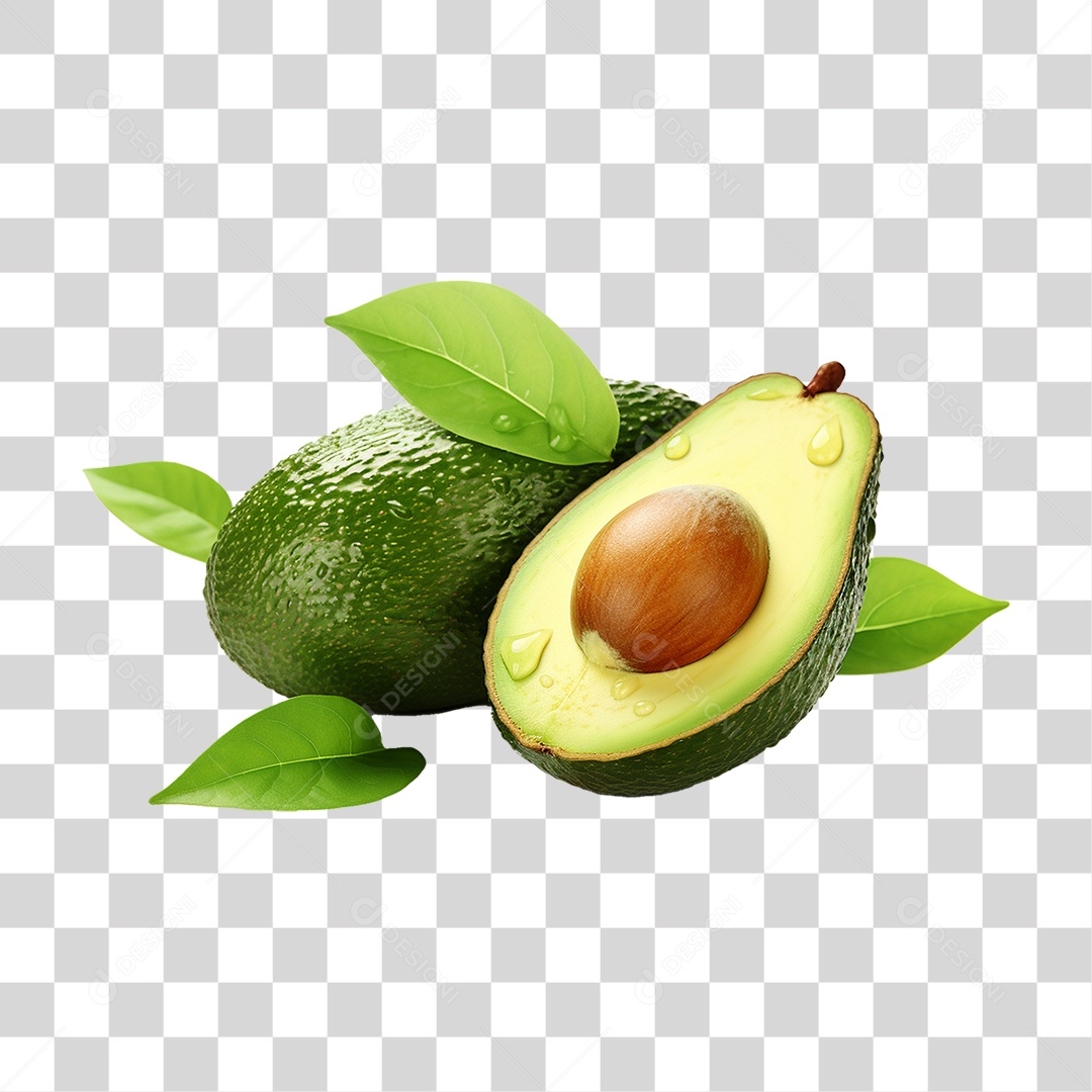 Abacate PNG Transparente