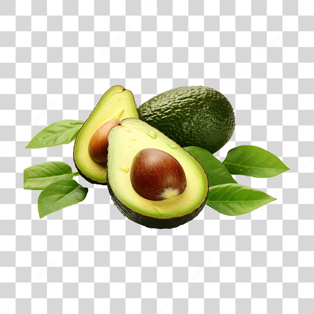 Abacate PNG Transparente