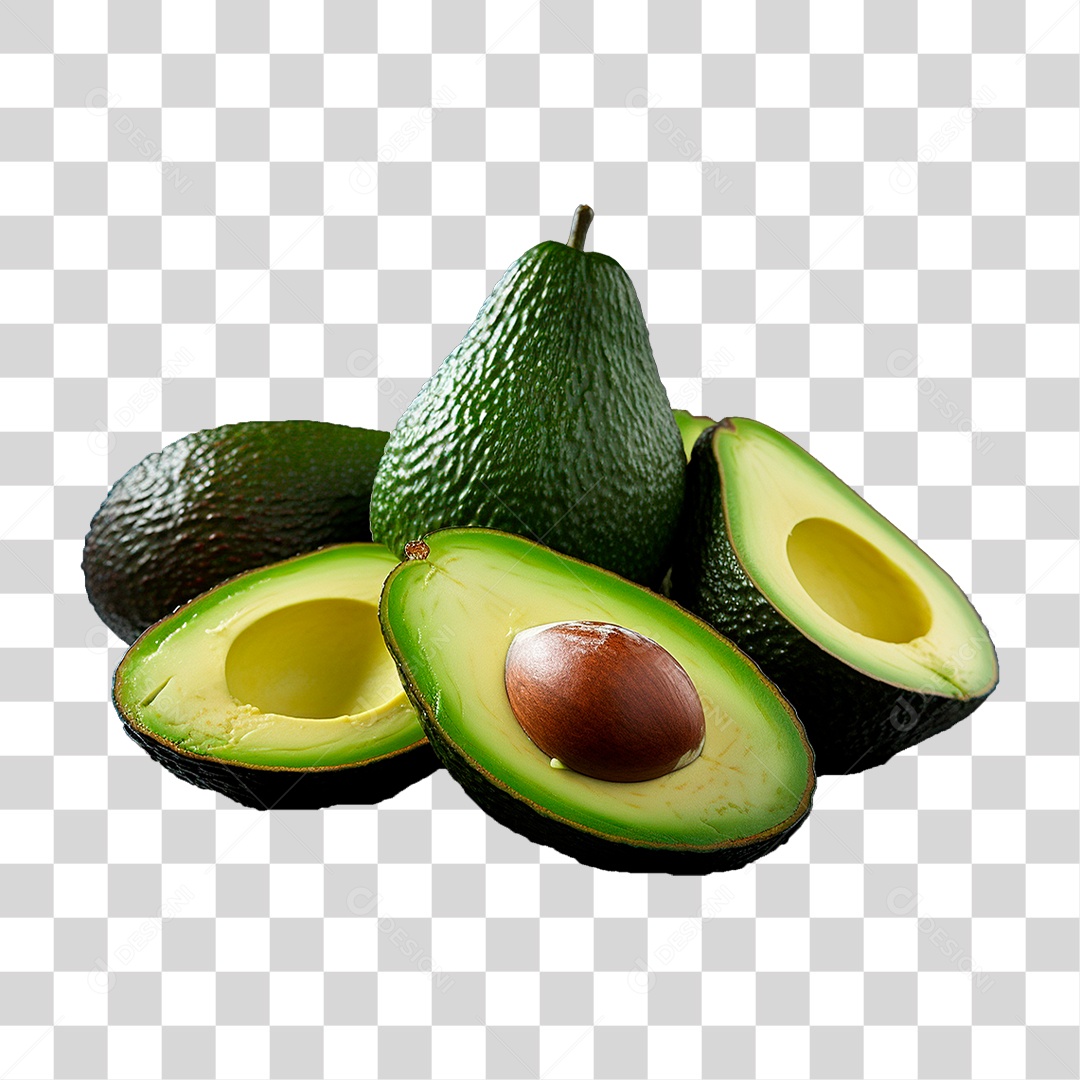 Abacate PNG Transparente