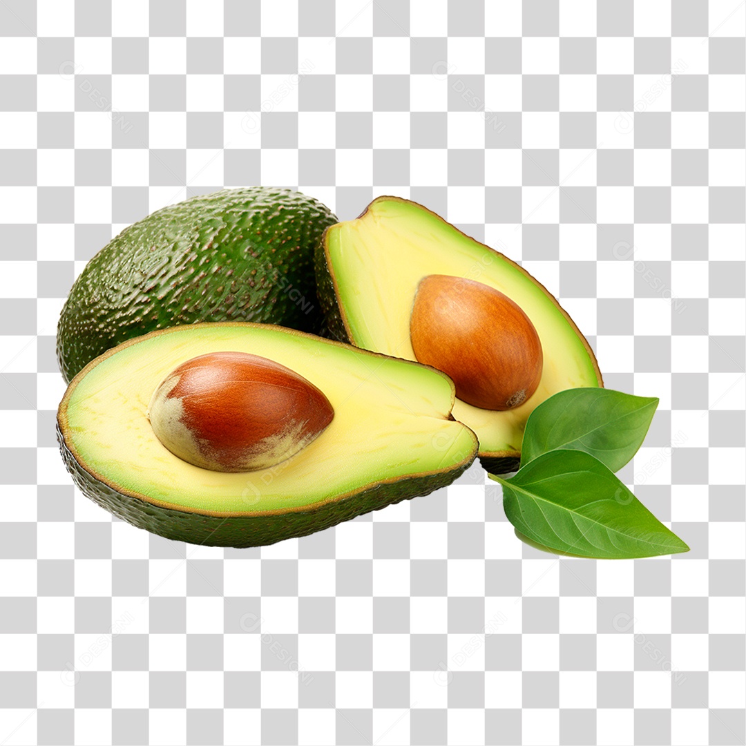 Abacate PNG Transparente