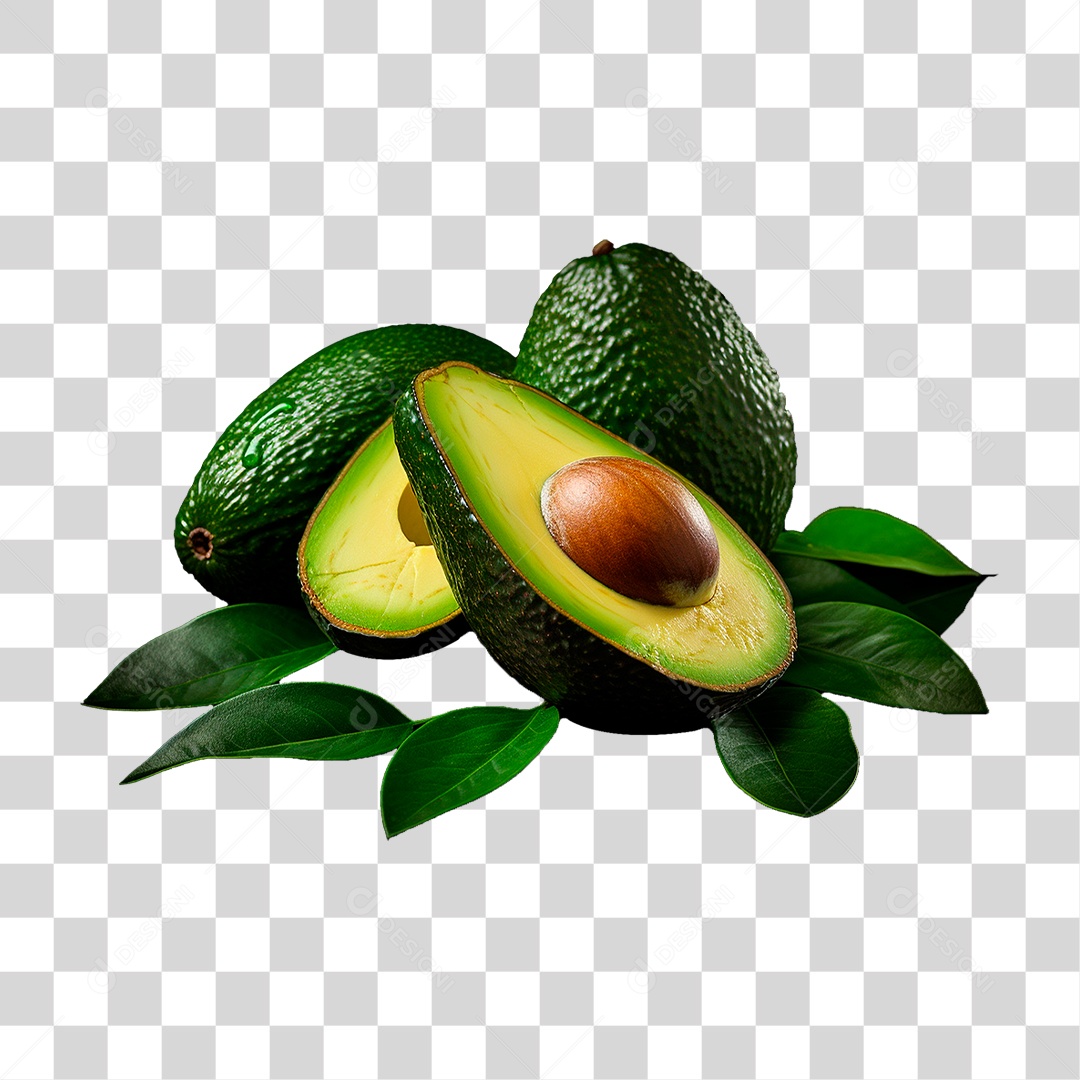 Abacate PNG Transparente