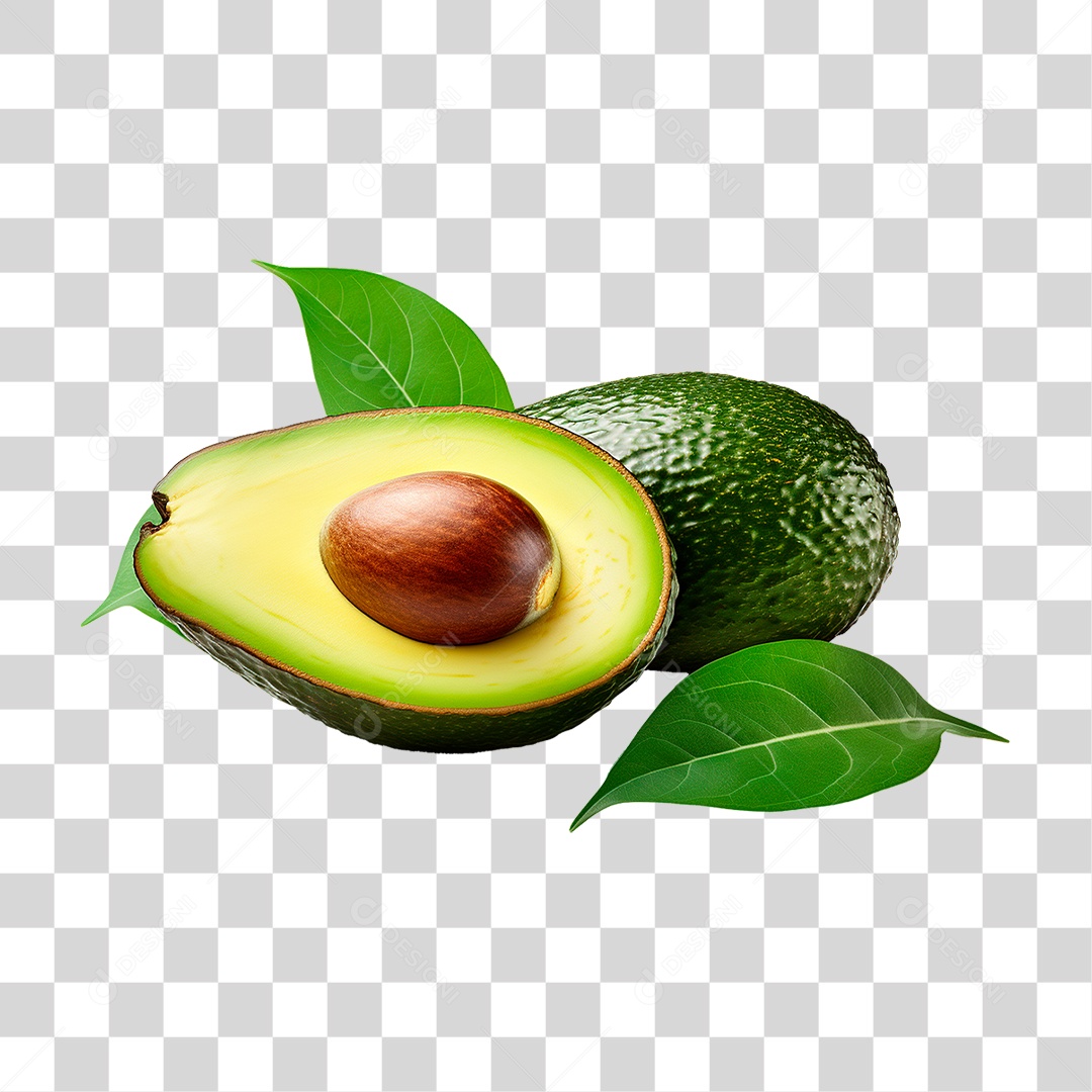 Abacate PNG Transparente