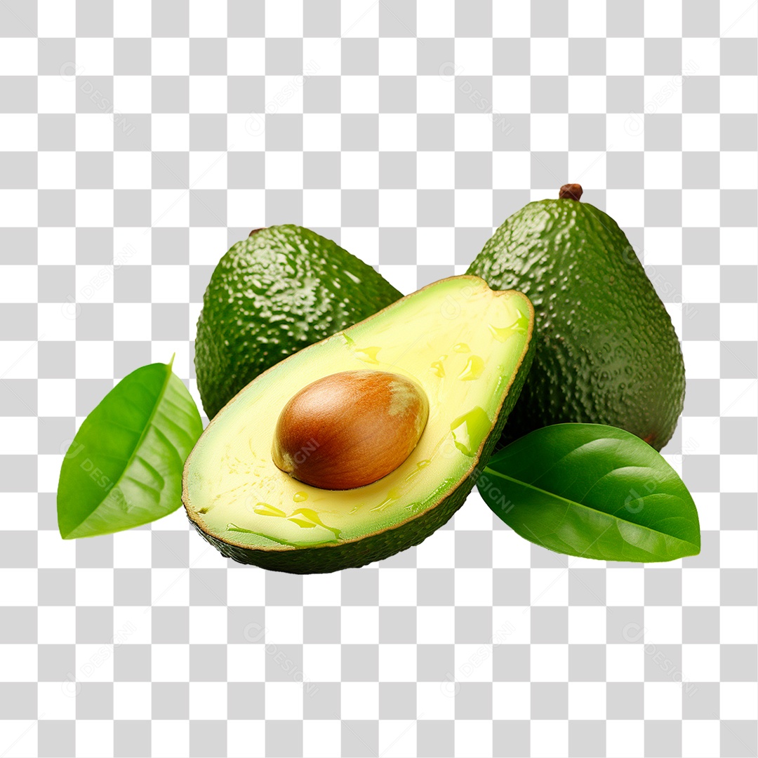 Abacate PNG Transparente