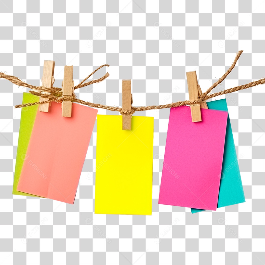 Notas Pendurada PNG Transparente