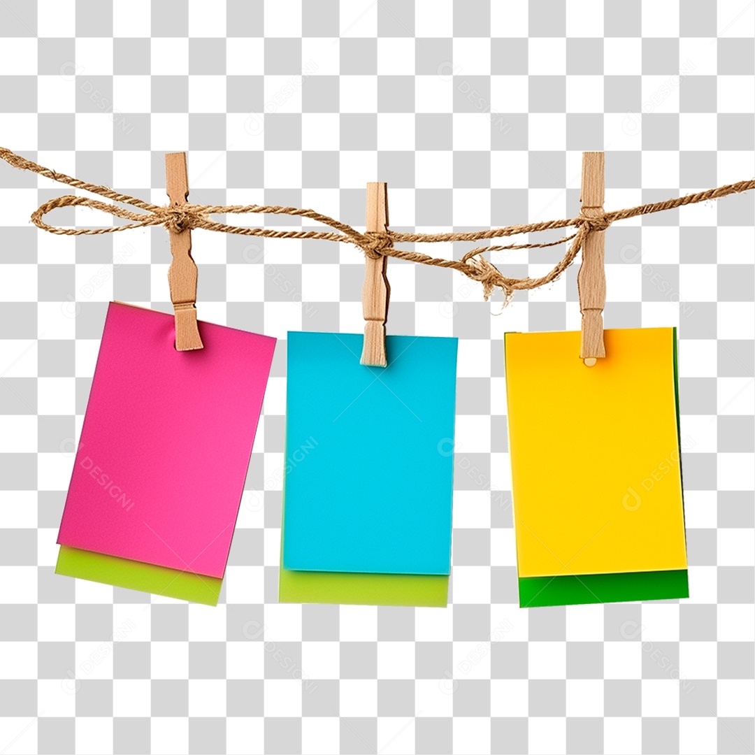 Notas Pendurada PNG Transparente