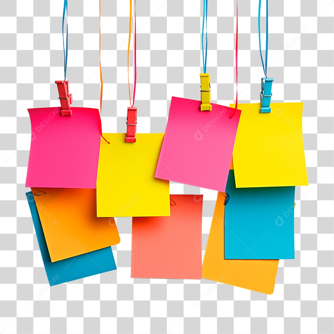 Notas Pendurada PNG Transparente