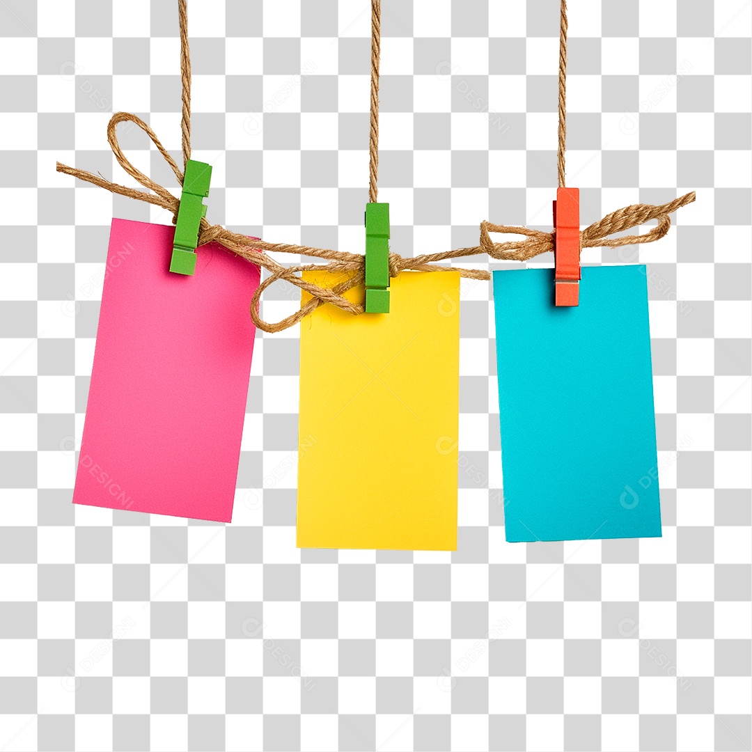 Notas Pendurada PNG Transparente