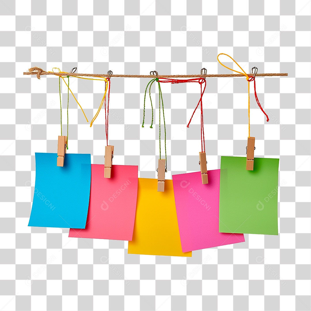 Notas Pendurada PNG Transparente