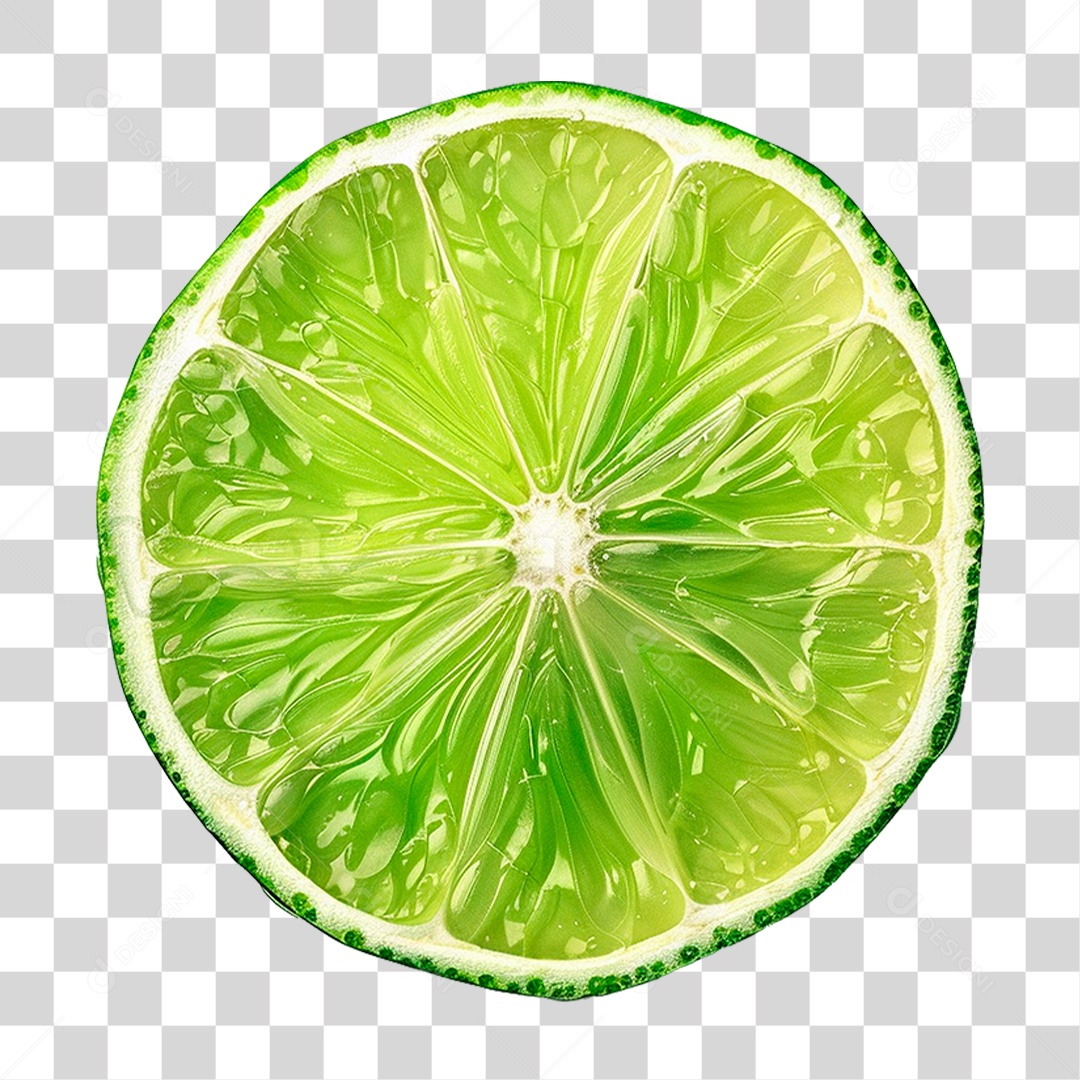 Limão Partida ao Meio PNG Transparente