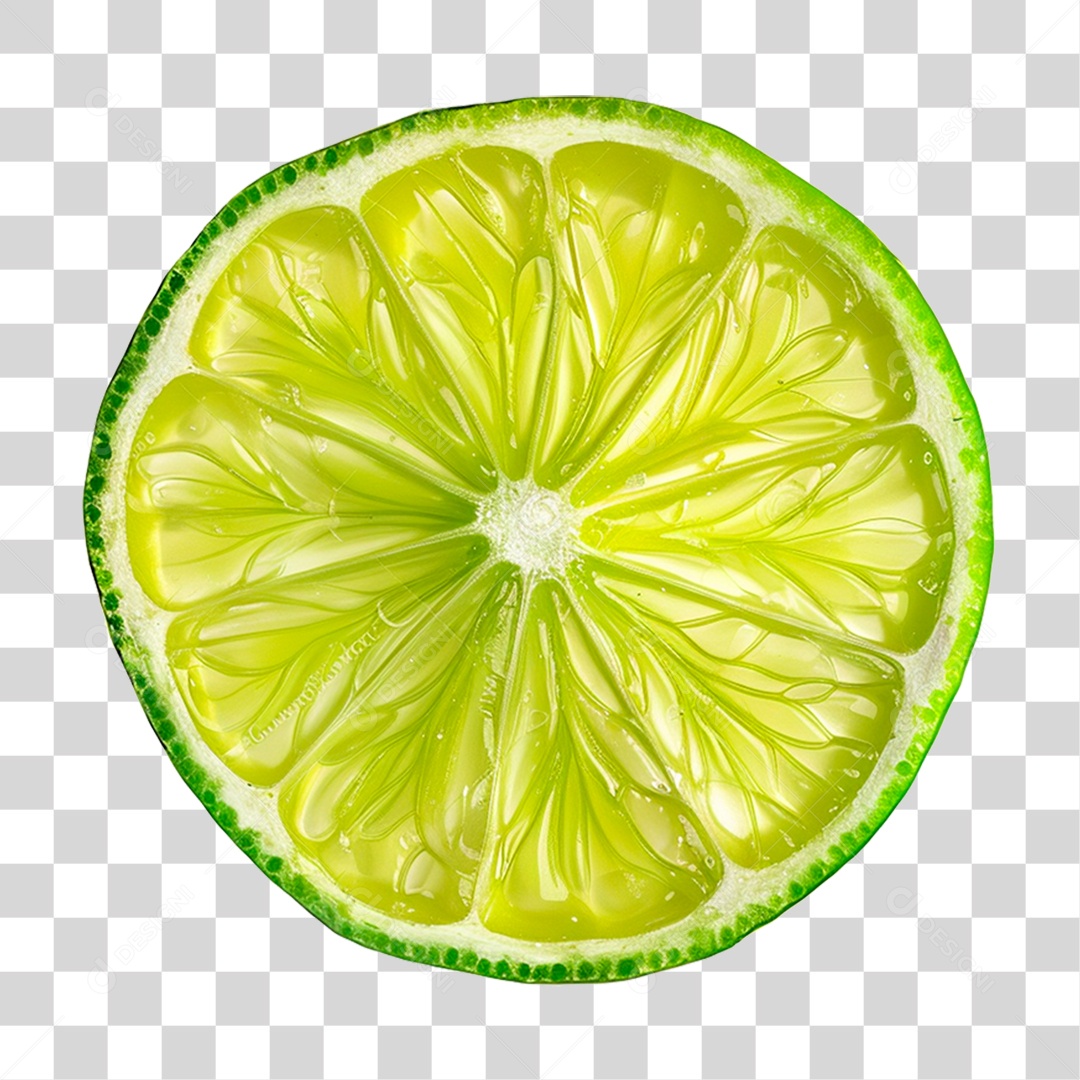 Limão Partida ao Meio PNG Transparente