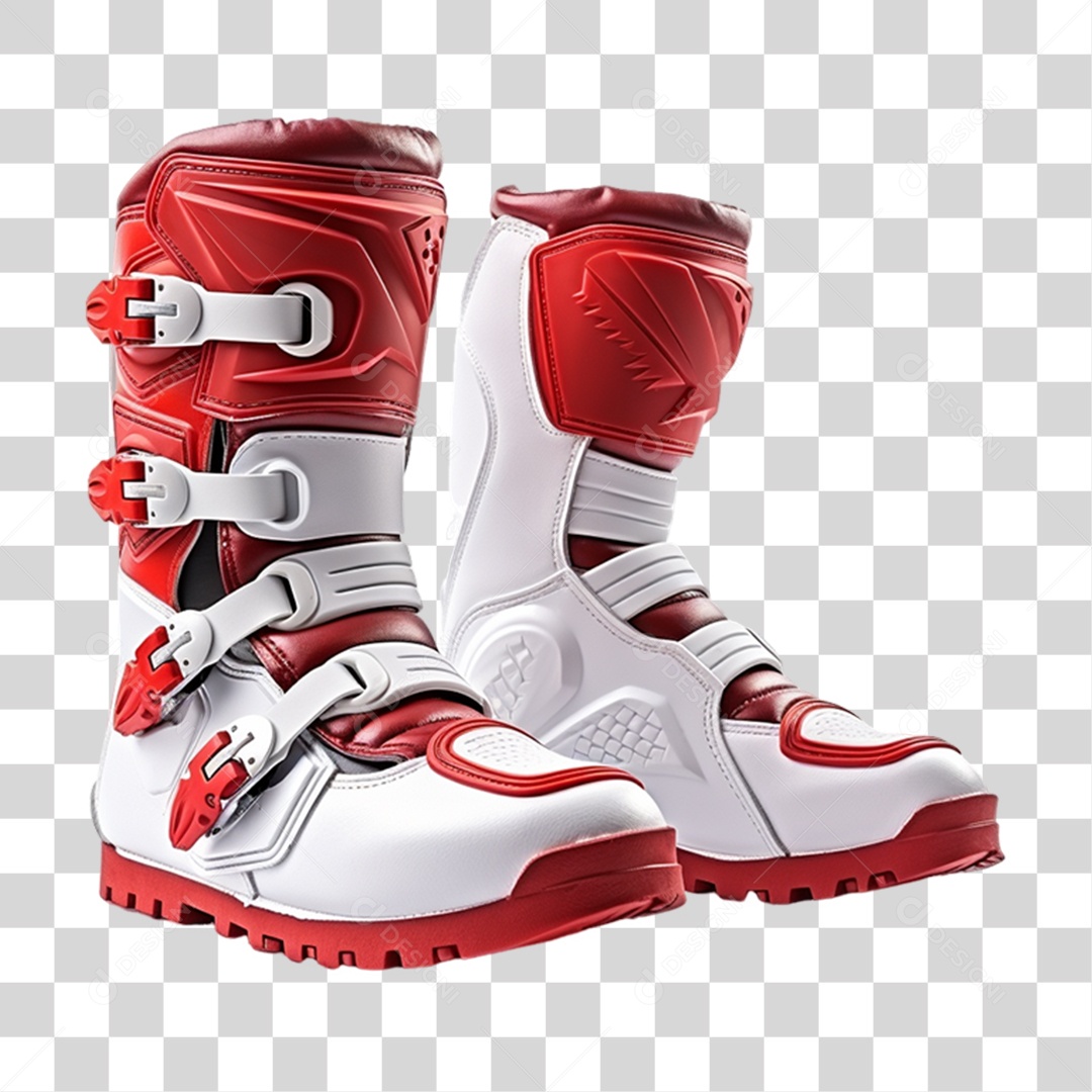 Botas de Motocross PNG Transparente