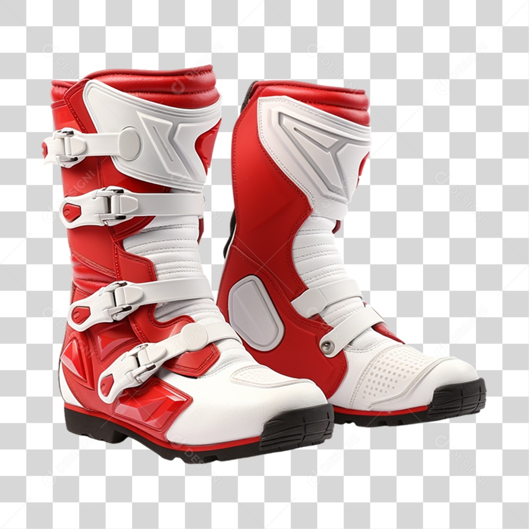 Botas de Motocross PNG Transparente