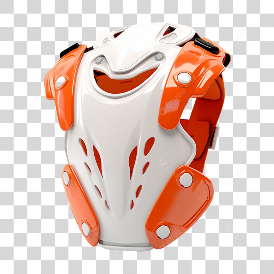 Colete Cervical Motocross PNG Transparente