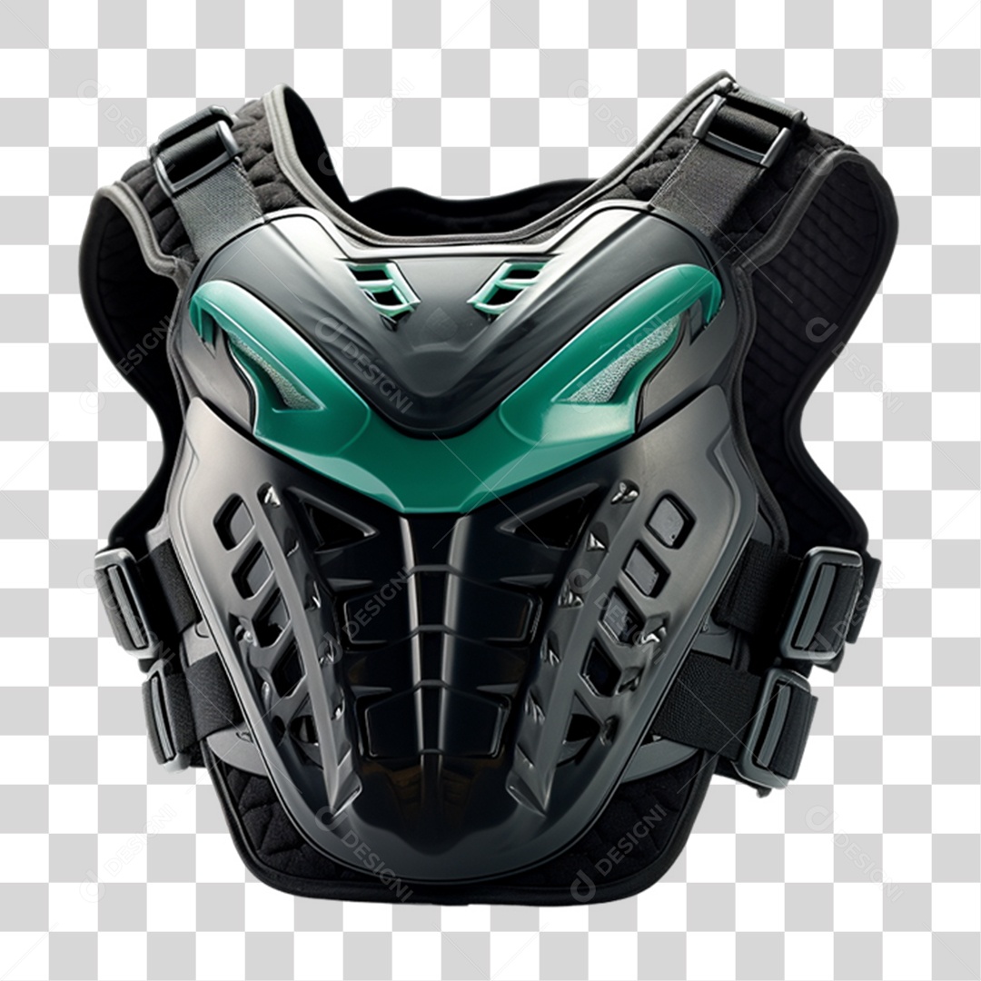 Colete Cervical Motocross PNG Transparente
