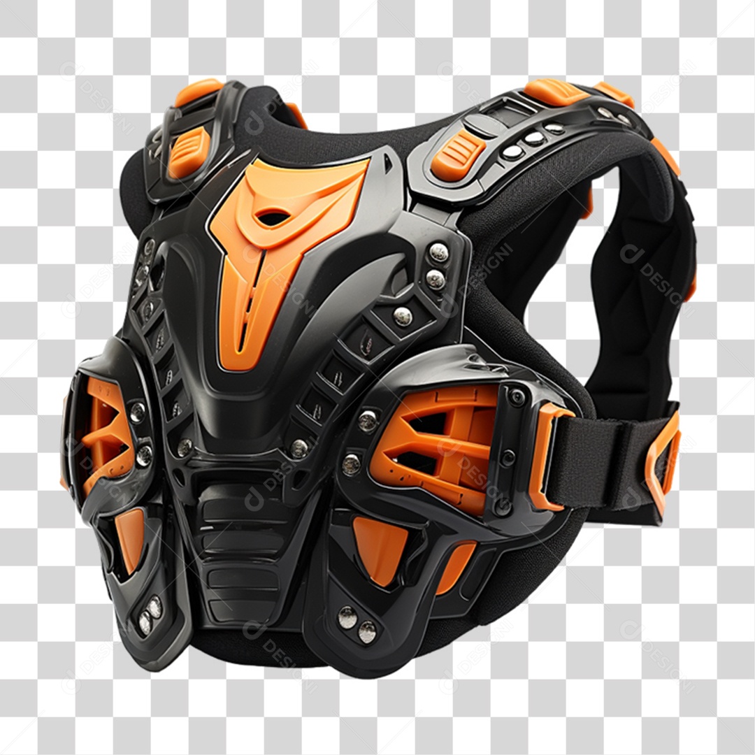 Colete Cervical Motocross PNG Transparente