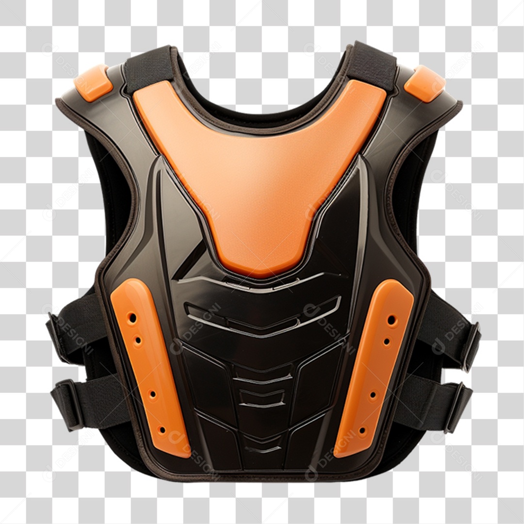 Colete Cervical Motocross PNG Transparente