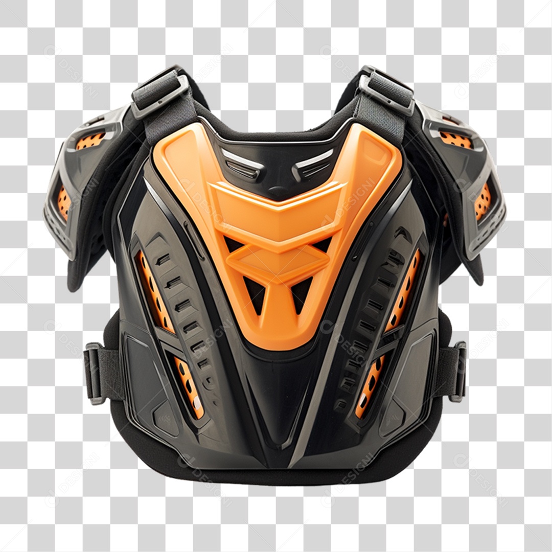 Colete Cervical Motocross PNG Transparente