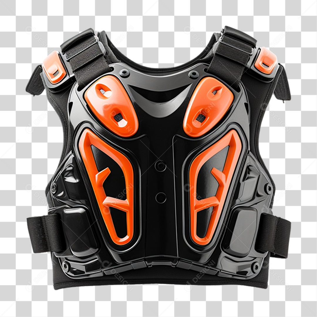 Colete Cervical Motocross PNG Transparente