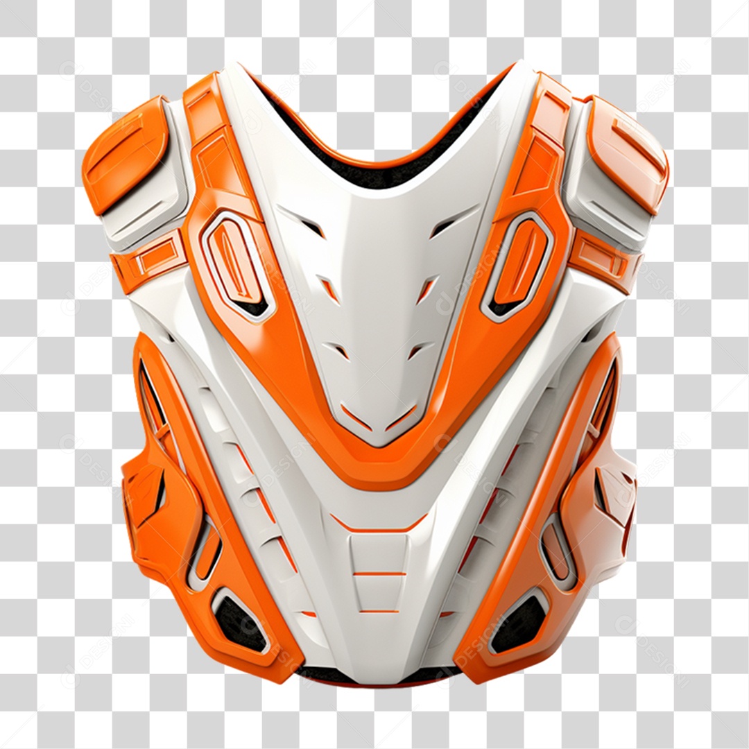 Colete Cervical Motocross PNG Transparente