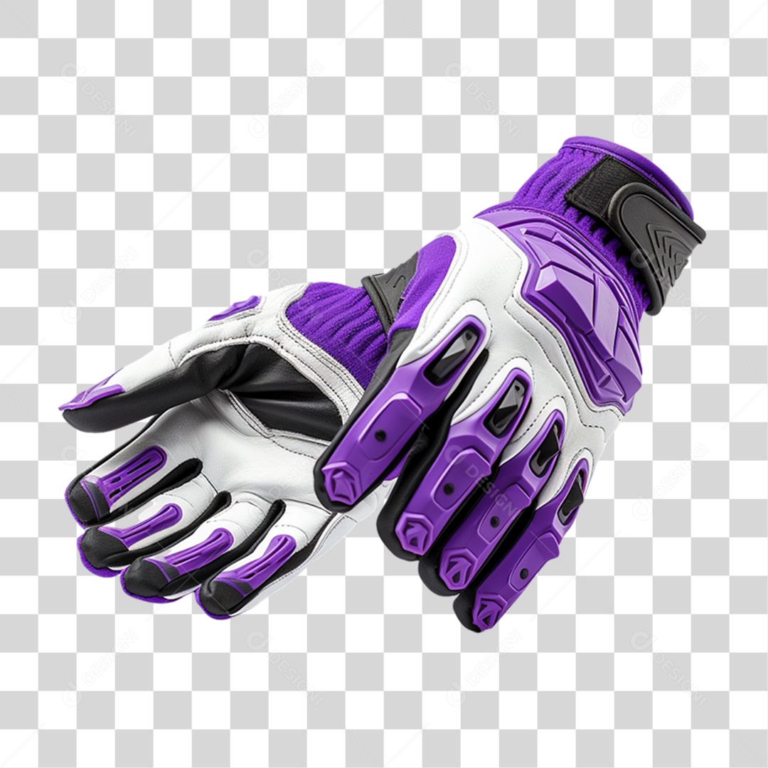 Luvas de Motocross PNG Transparente