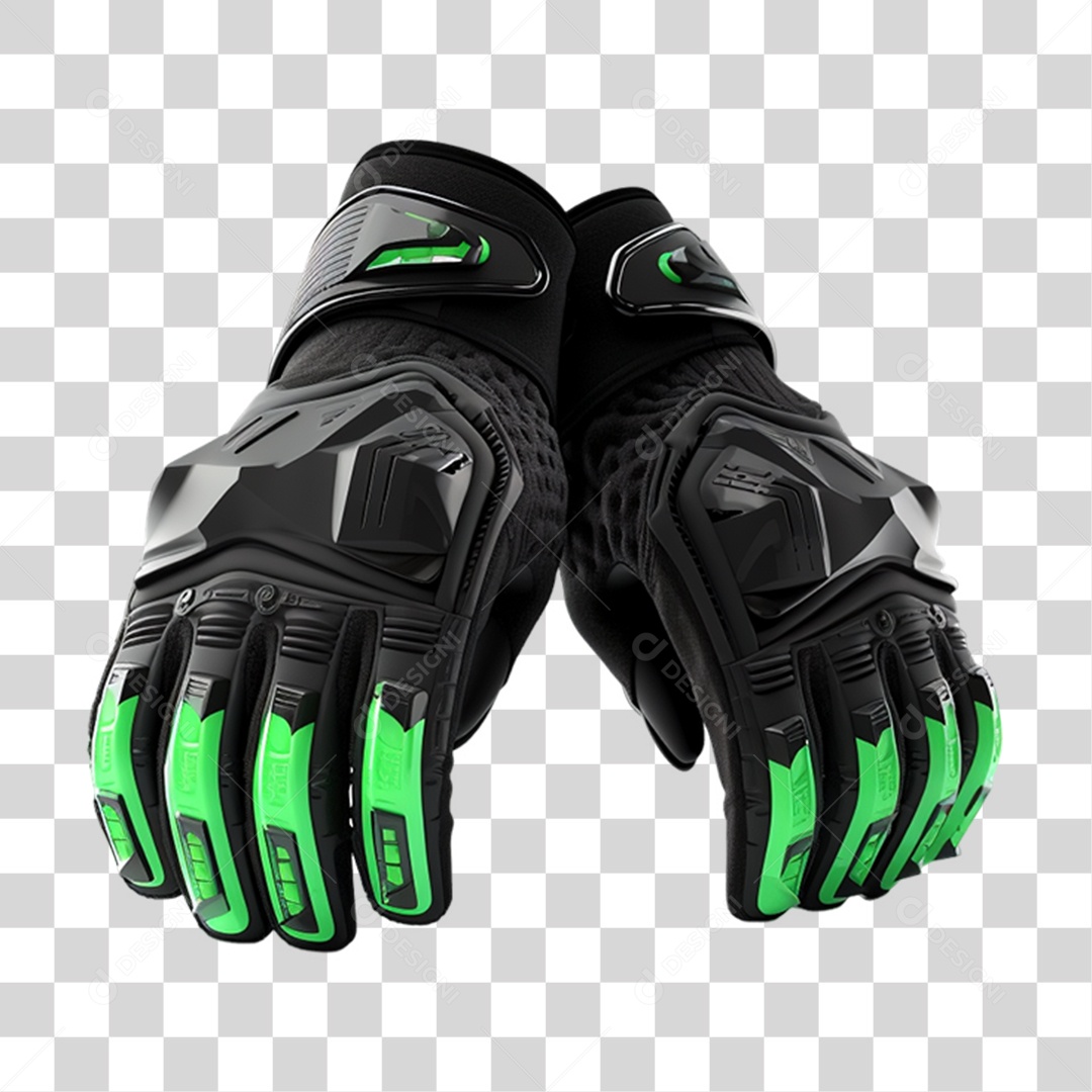 Luvas de Motocross PNG Transparente