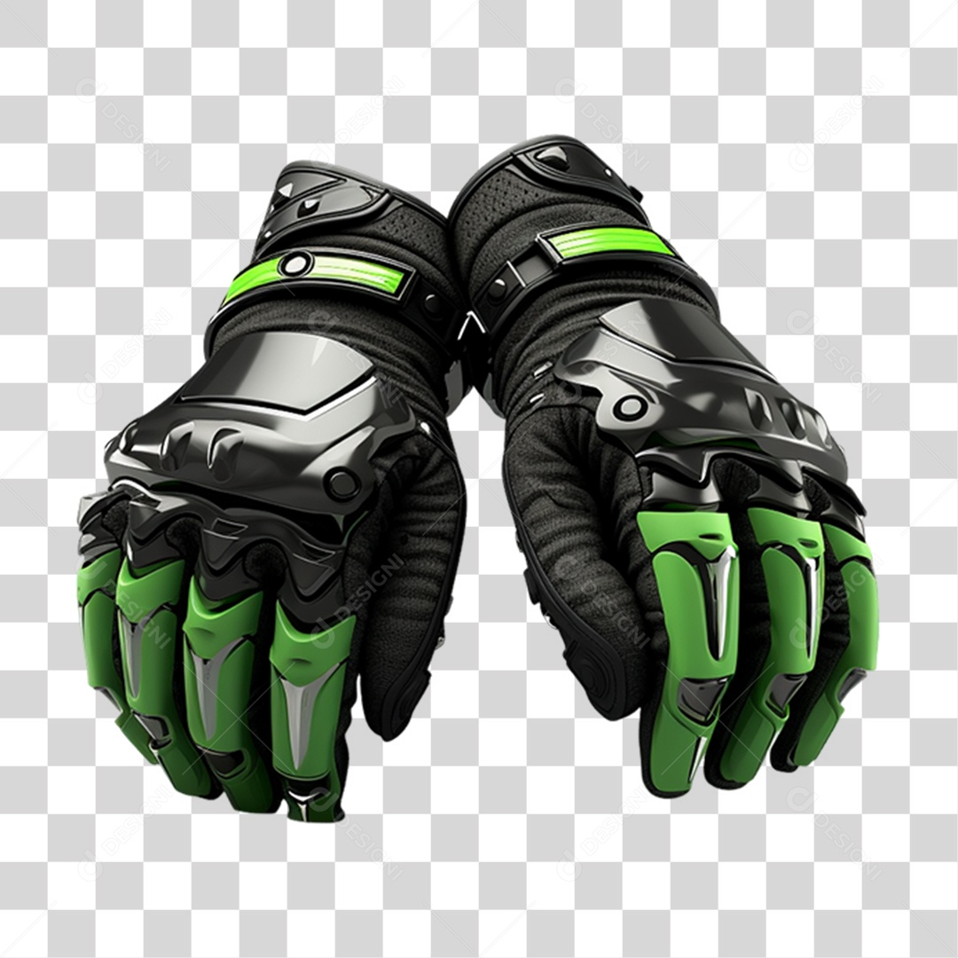 Luvas de Motocross PNG Transparente