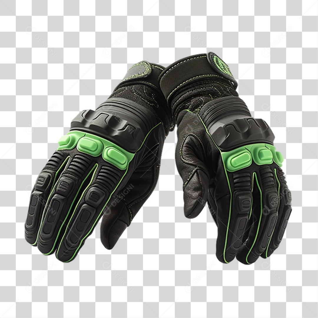 Luvas de Motocross PNG Transparente