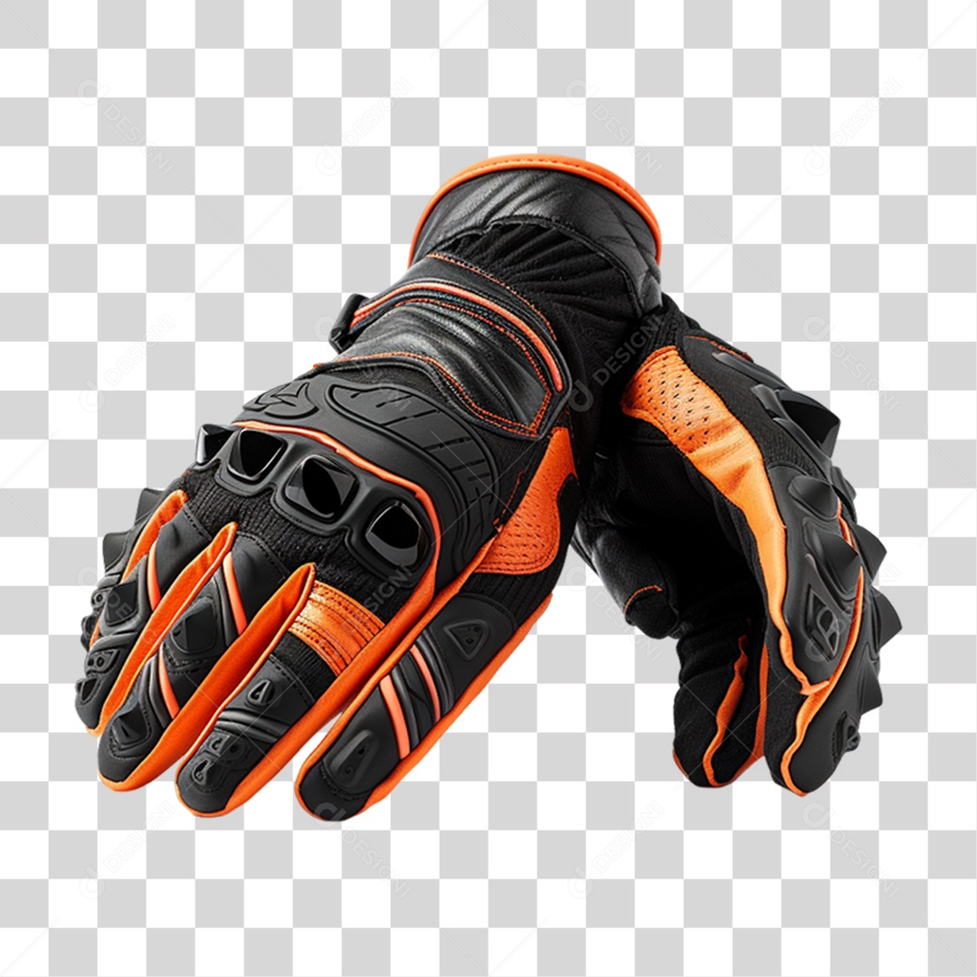 Luvas de Motocross PNG Transparente