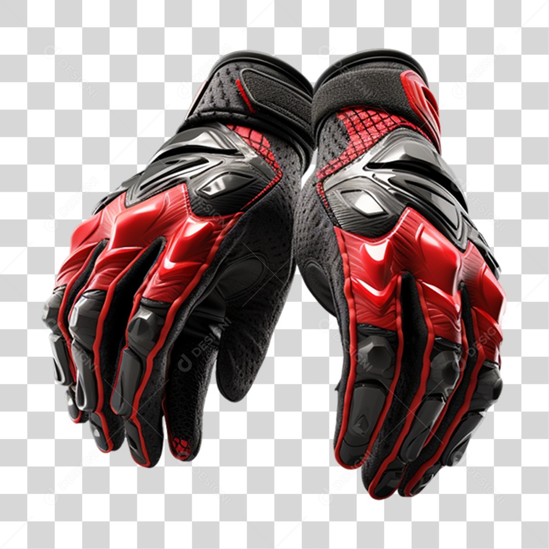 Luvas de Motocross PNG Transparente