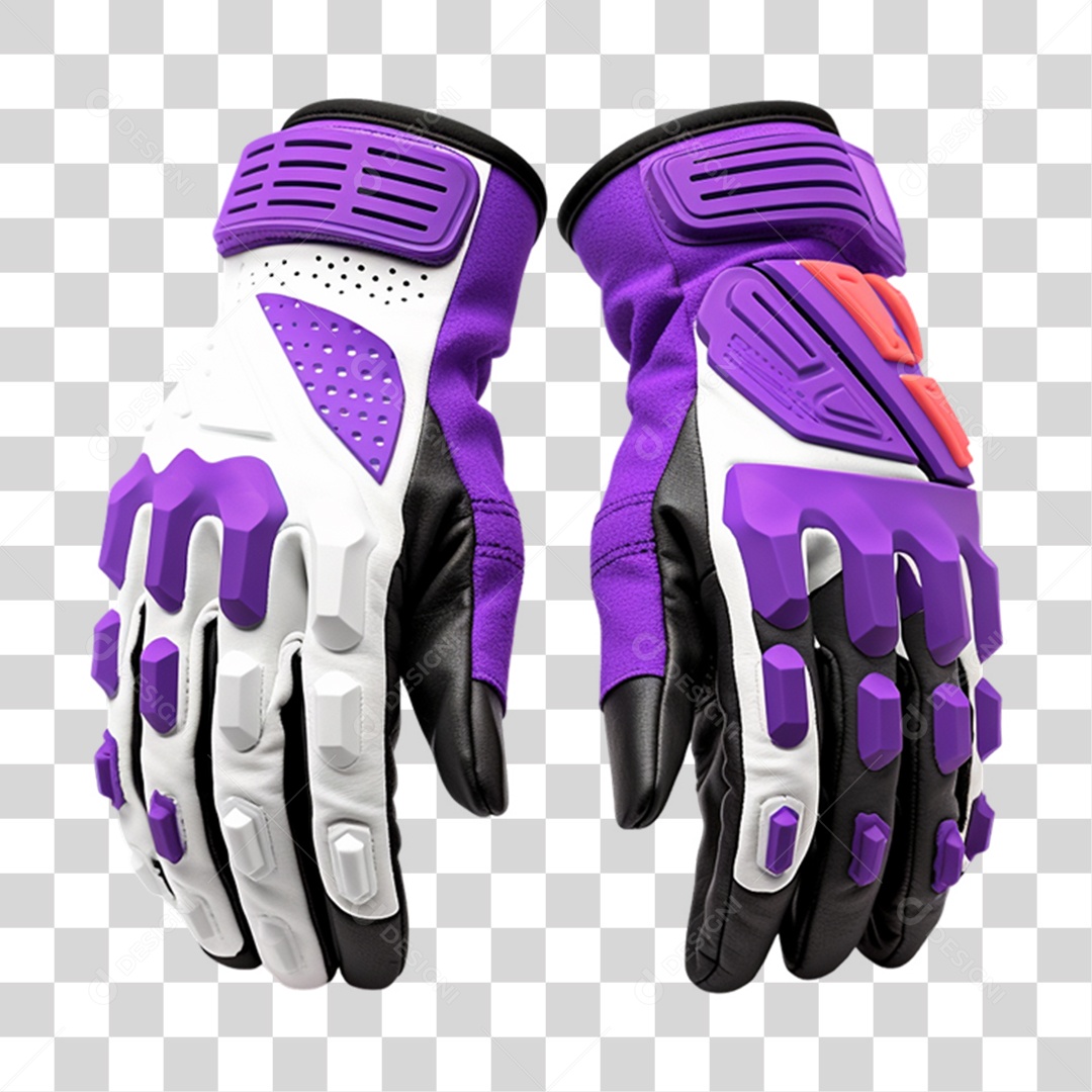 Luvas de Motocross PNG Transparente