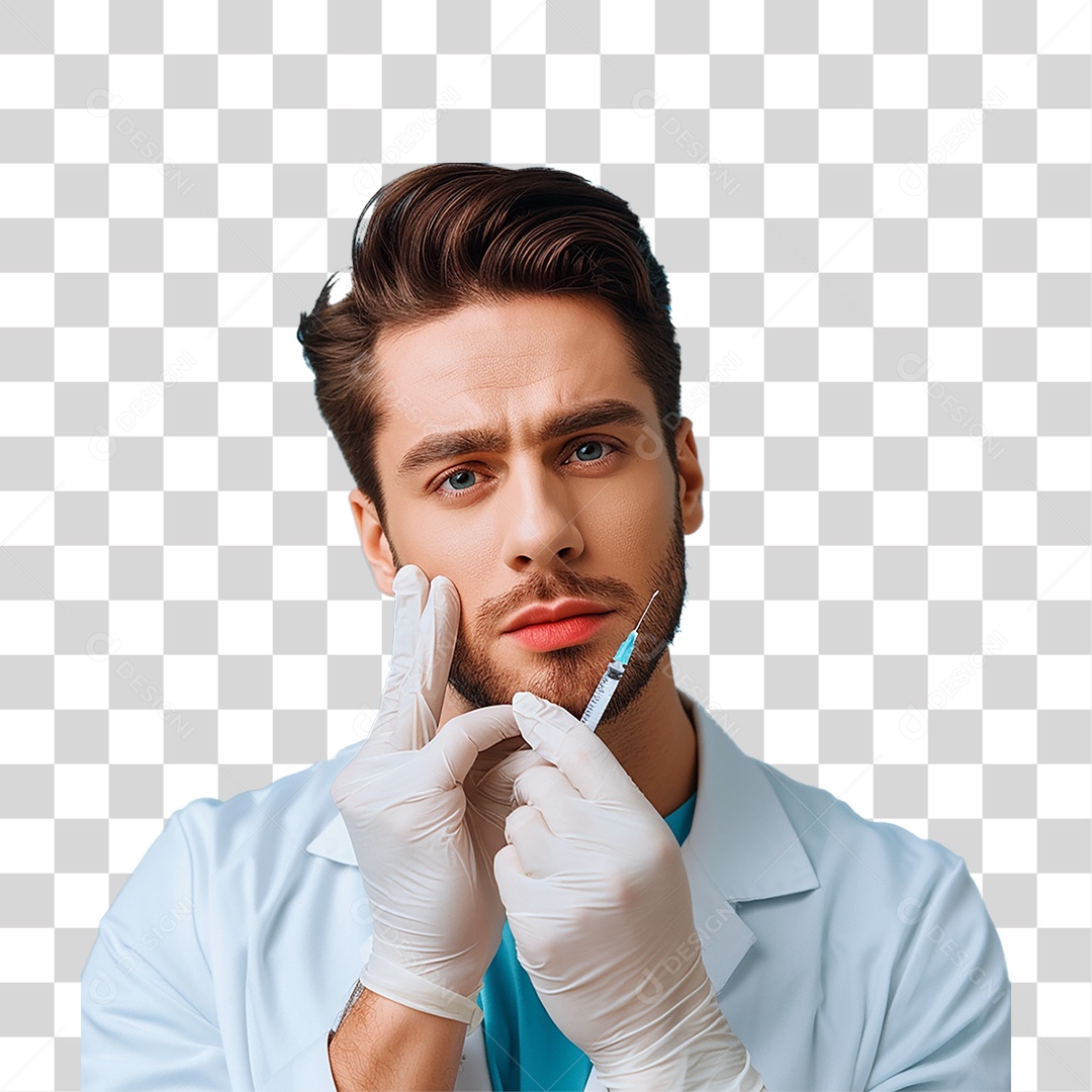 Harmonização Facial Médicos PNG Transparente