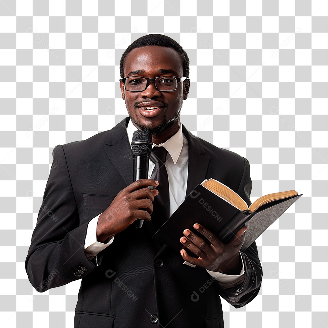 Pastor Igreja Cultos PNG Transparente