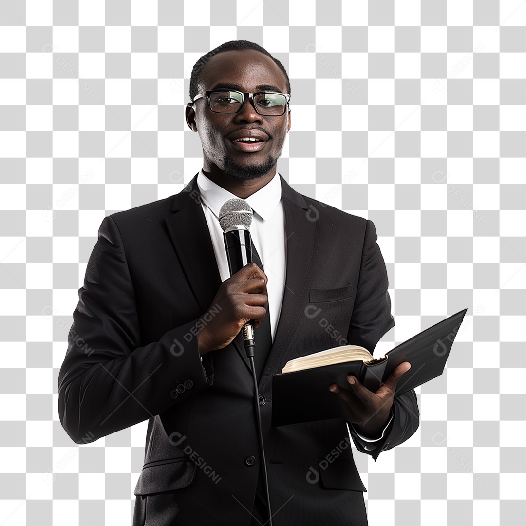 Pastor Igreja Cultos PNG Transparente