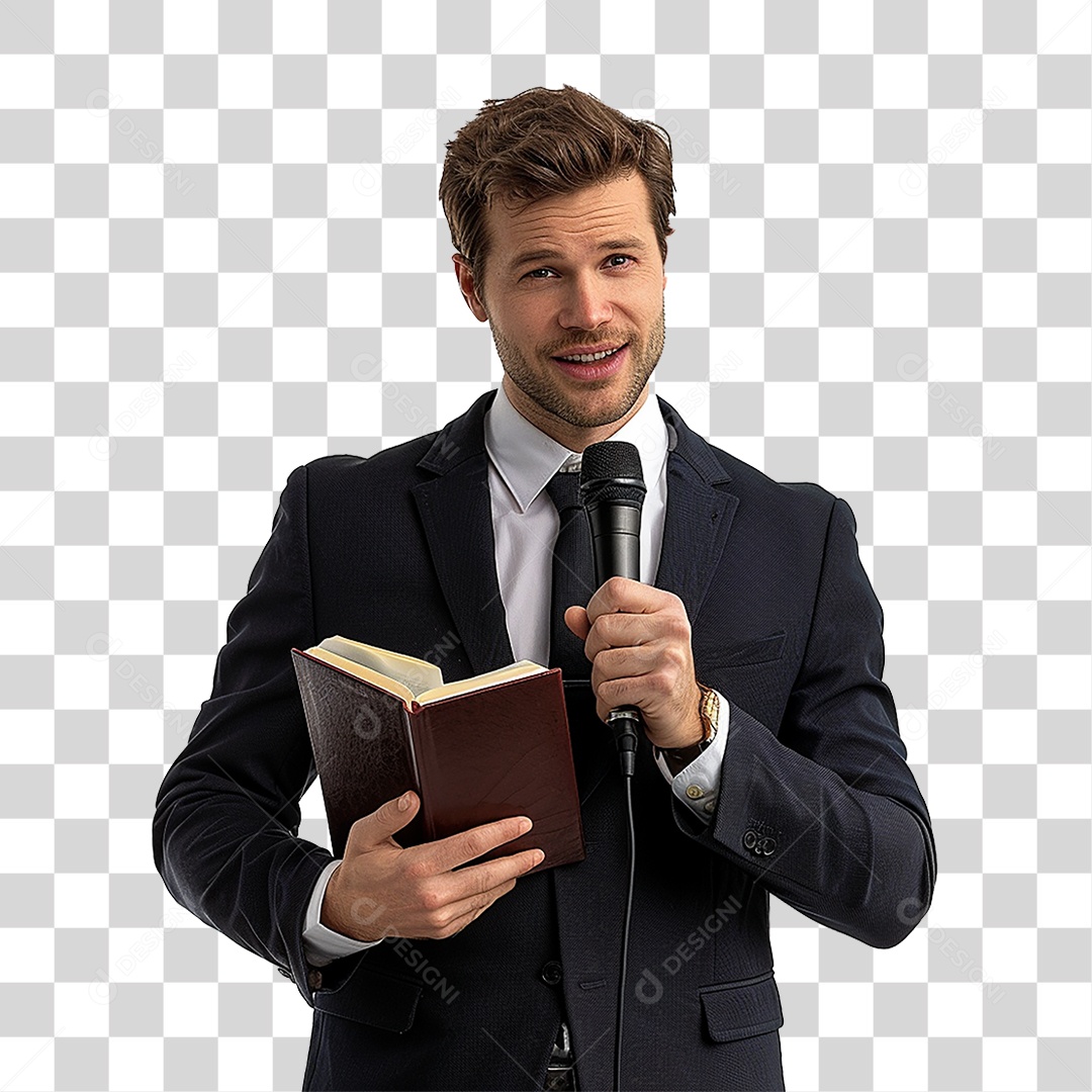 Pastor Igreja Cultos PNG Transparente